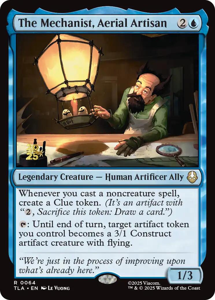 The Mechanist, Aerial Artisan [Avatar: The Last Airbender Prerelease Cards] | The CG Realm