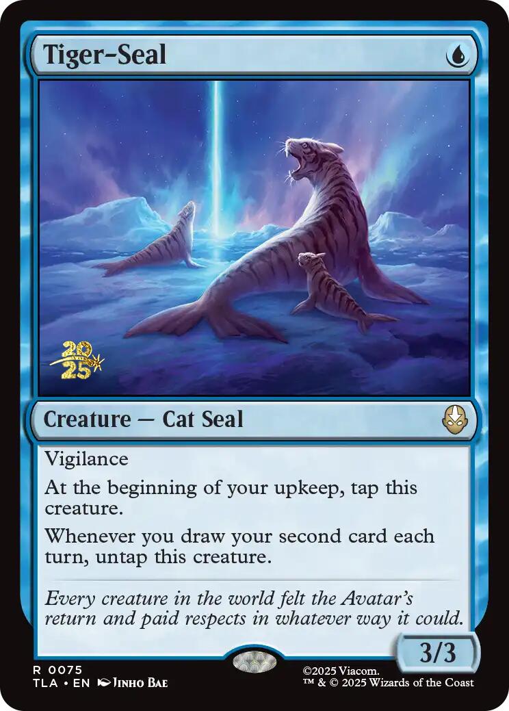Tiger-Seal [Avatar: The Last Airbender Prerelease Cards] | The CG Realm