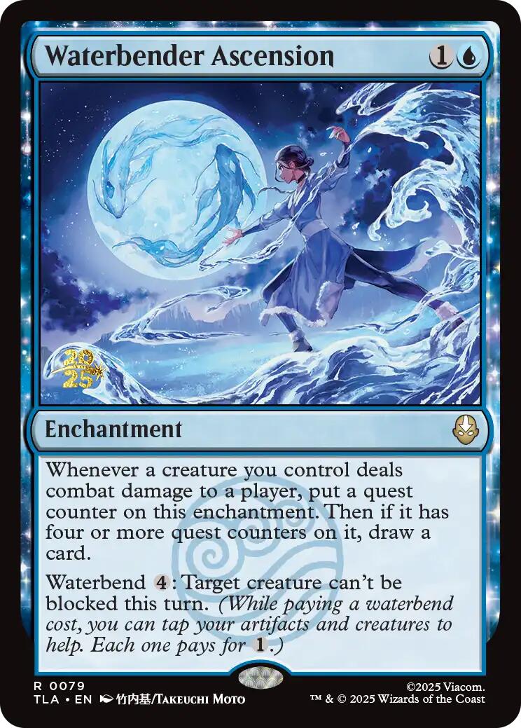 Waterbender Ascension [Avatar: The Last Airbender Prerelease Cards] | The CG Realm