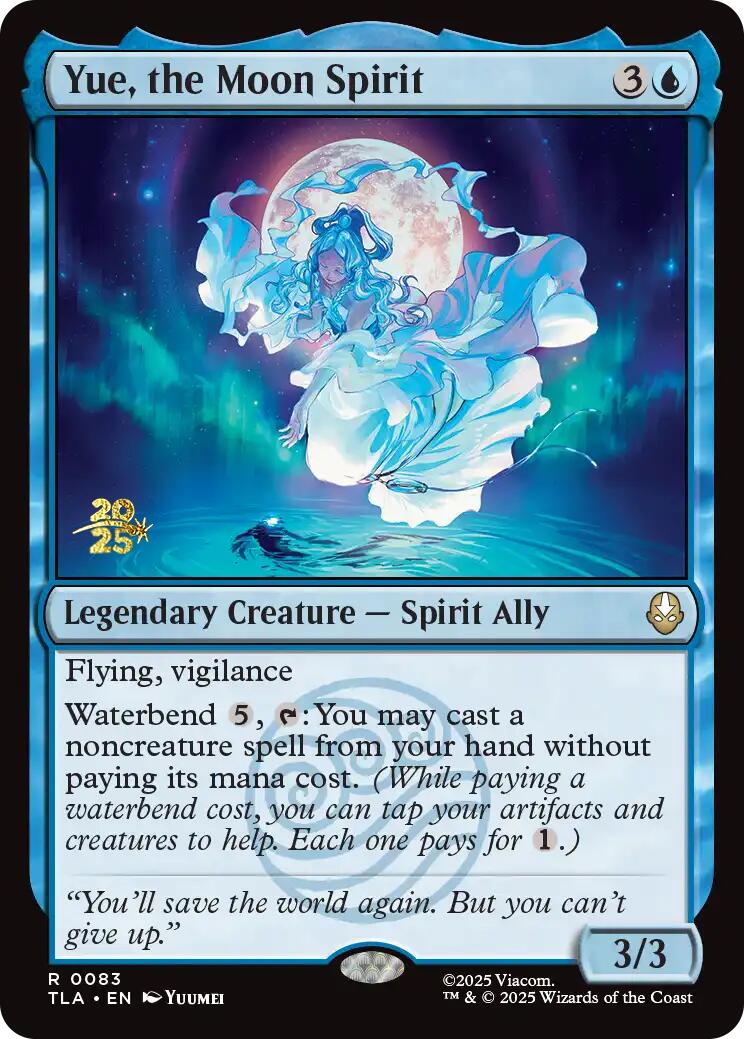Yue, the Moon Spirit [Avatar: The Last Airbender Prerelease Cards] | The CG Realm