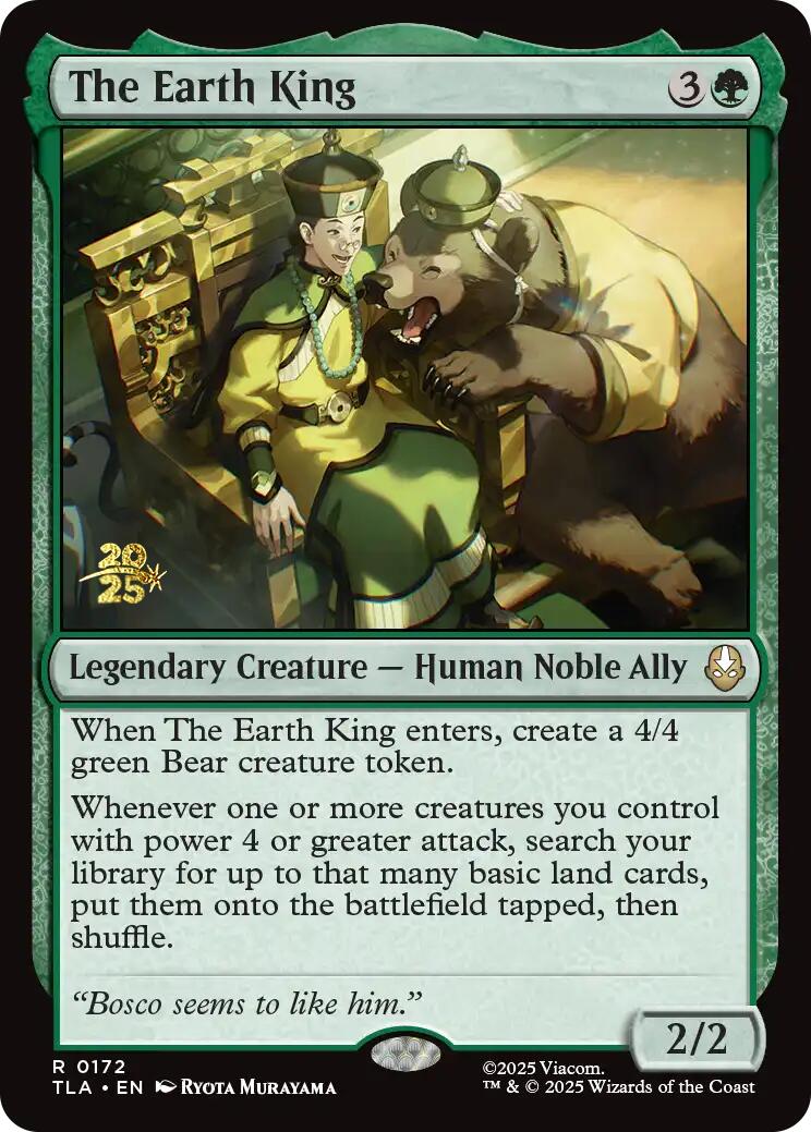 The Earth King [Avatar: The Last Airbender Prerelease Cards] | The CG Realm