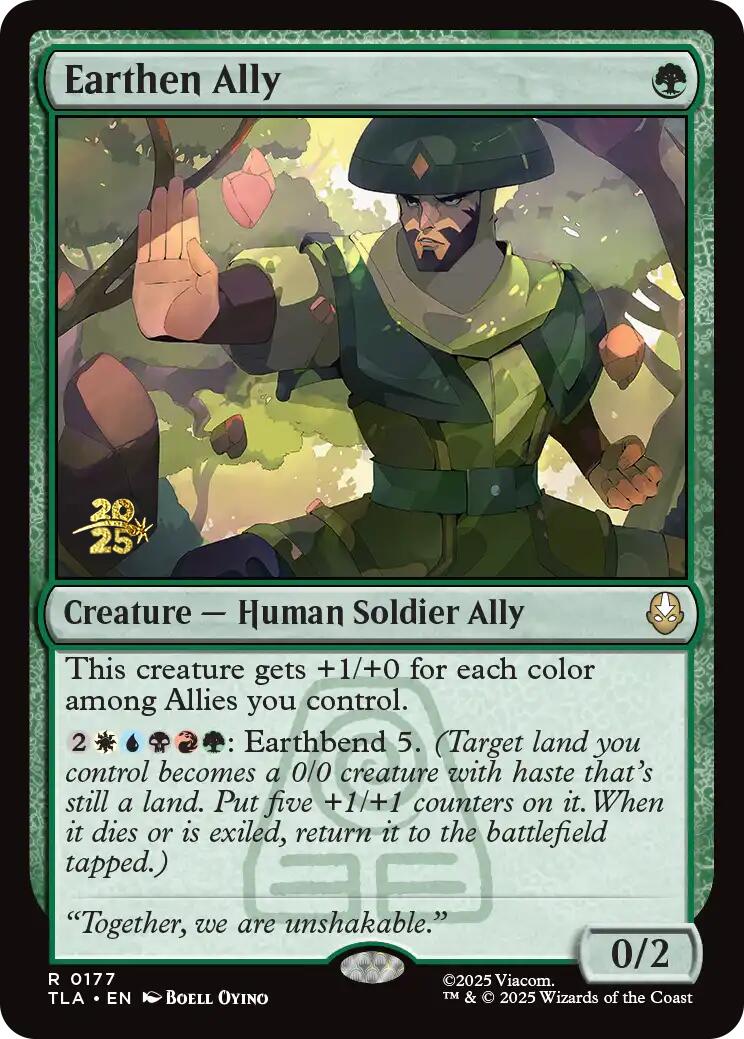 Earthen Ally [Avatar: The Last Airbender Prerelease Cards] | The CG Realm