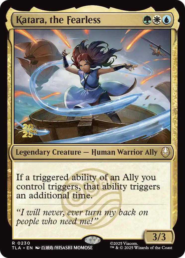 Katara, the Fearless [Avatar: The Last Airbender Prerelease Cards] | The CG Realm