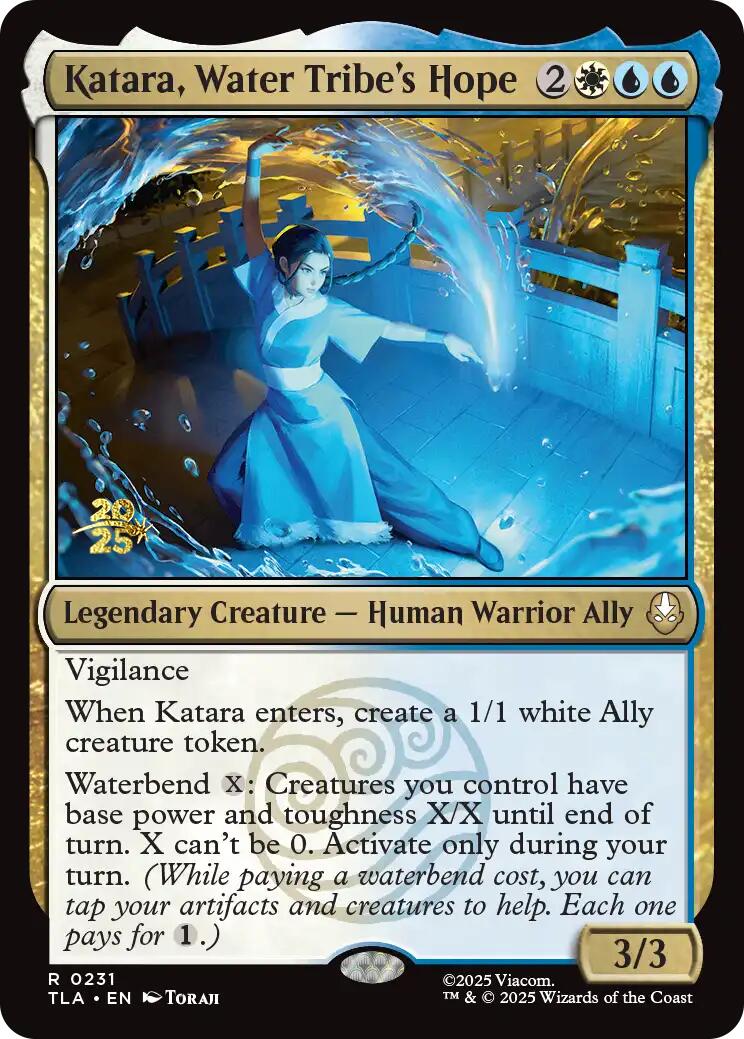 Katara, Water Tribe's Hope [Avatar: The Last Airbender Prerelease Cards] | The CG Realm