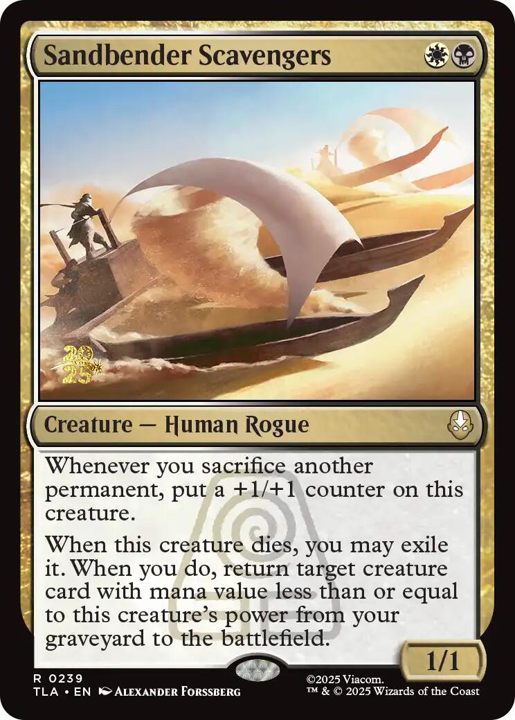 Sandbender Scavengers [Avatar: The Last Airbender Prerelease Cards] | The CG Realm