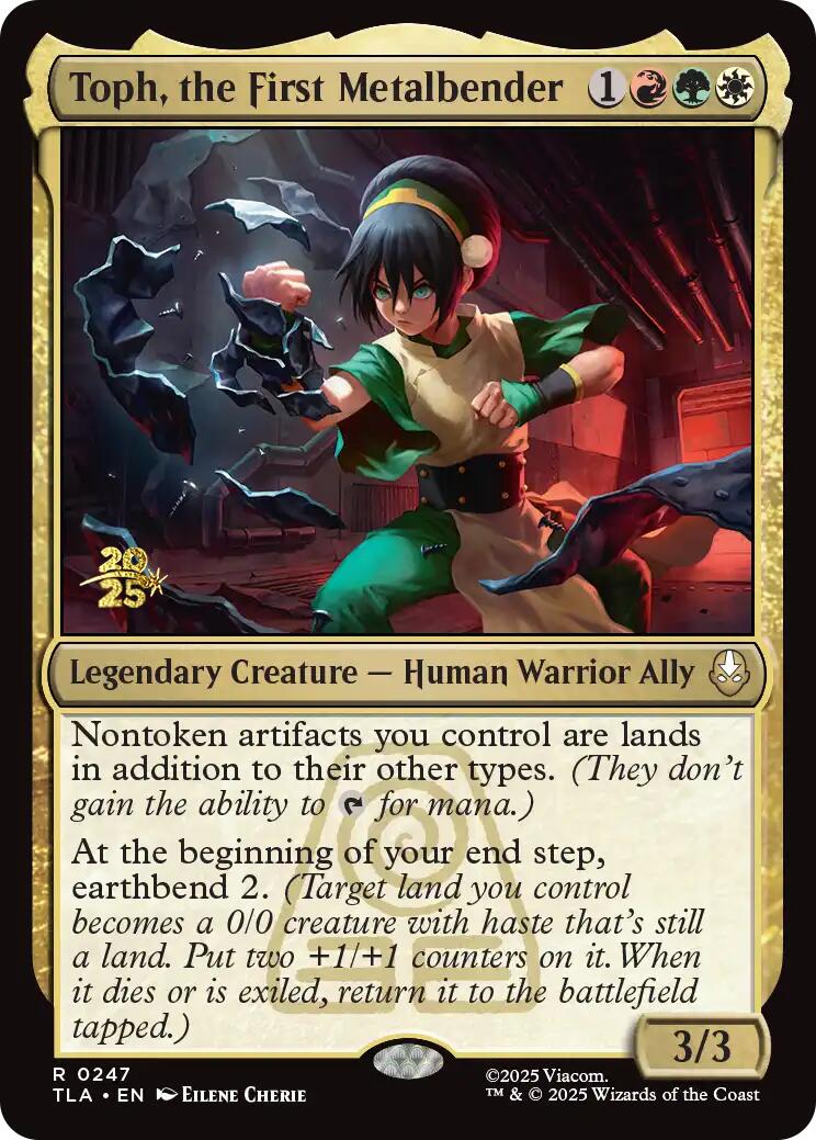 Toph, the First Metalbender [Avatar: The Last Airbender Prerelease Cards] | The CG Realm