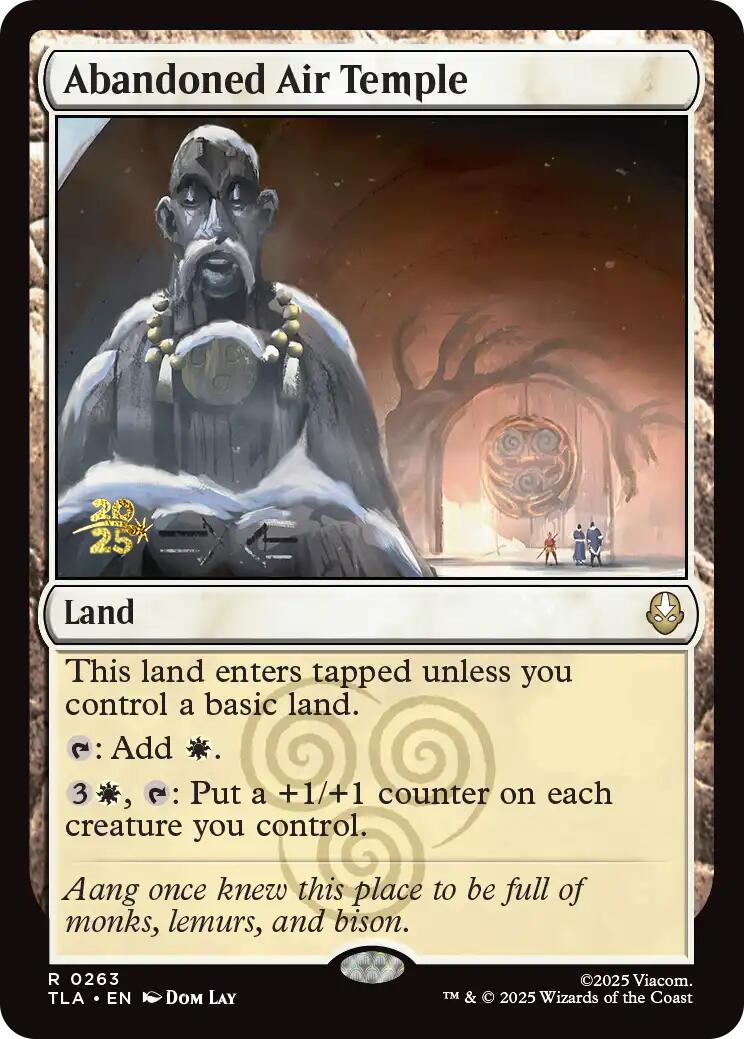 Abandoned Air Temple [Avatar: The Last Airbender Prerelease Cards] | The CG Realm