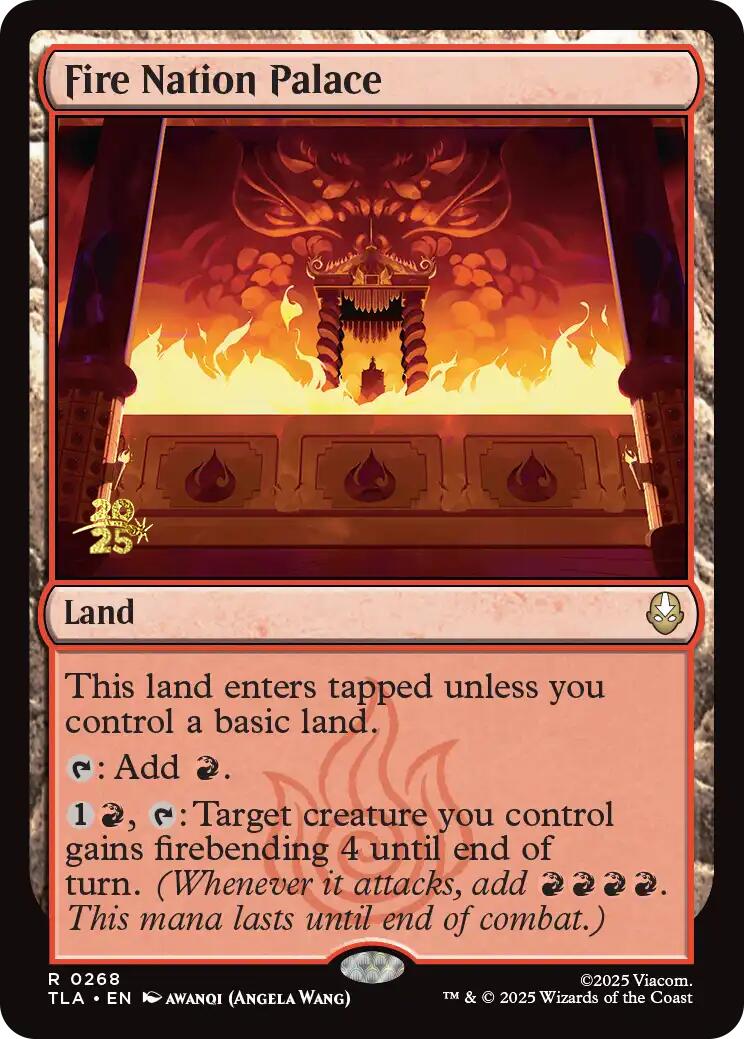 Fire Nation Palace [Avatar: The Last Airbender Prerelease Cards] | The CG Realm