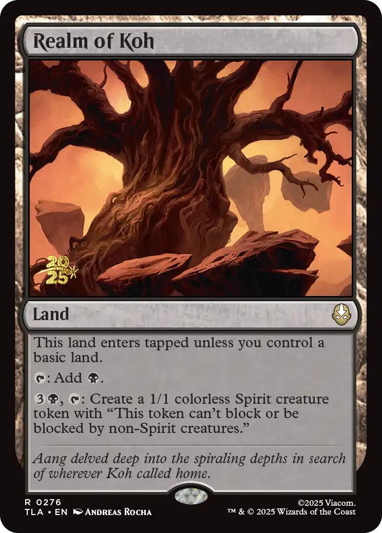 Realm of Koh [Avatar: The Last Airbender Prerelease Cards] | The CG Realm