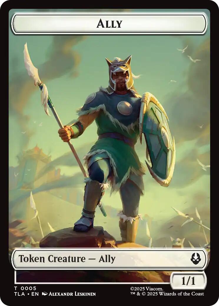 Ally (0005) // Clue (0014) Double-Sided Token [Avatar: The Last Airbender Tokens] | The CG Realm