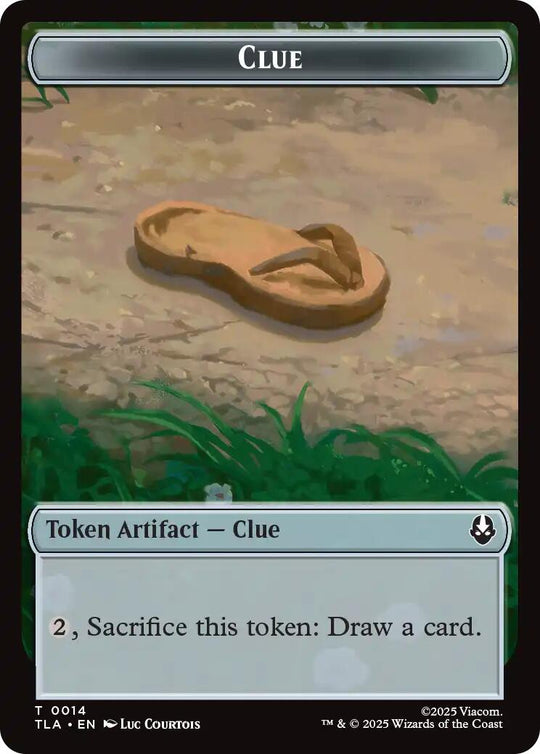 Ally (0005) // Clue (0014) Double-Sided Token (TLA-5 // 14) - Avatar: The Last Airbender
