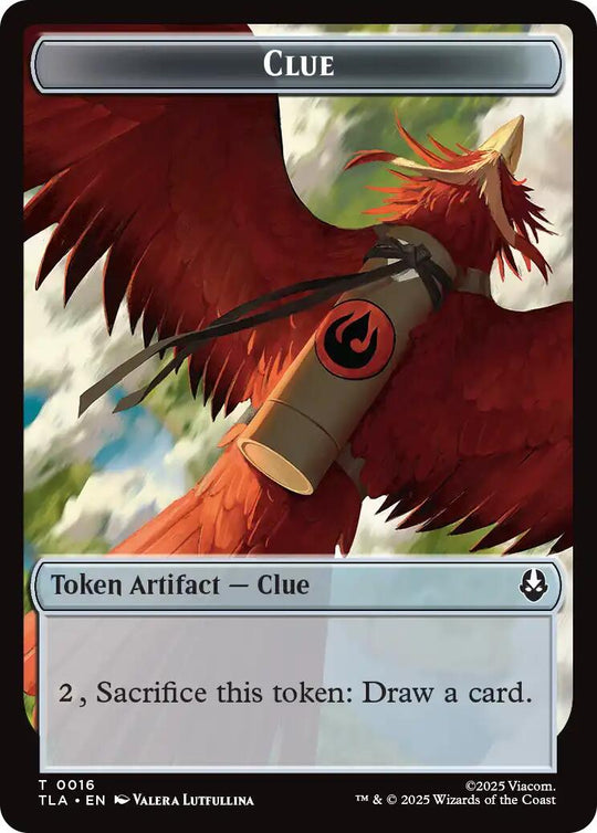 Ally (0008) // Clue (0016) Double-Sided Token (TLA-8 // 16) - Avatar: The Last Airbender