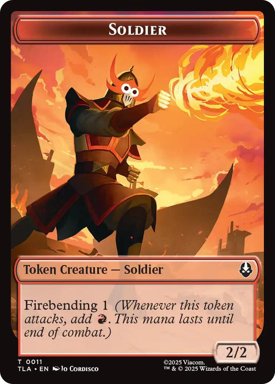 Ballistic Boulder // Soldier (0011) Double-Sided Token (TLA-13 // 11) - Avatar: The Last Airbender