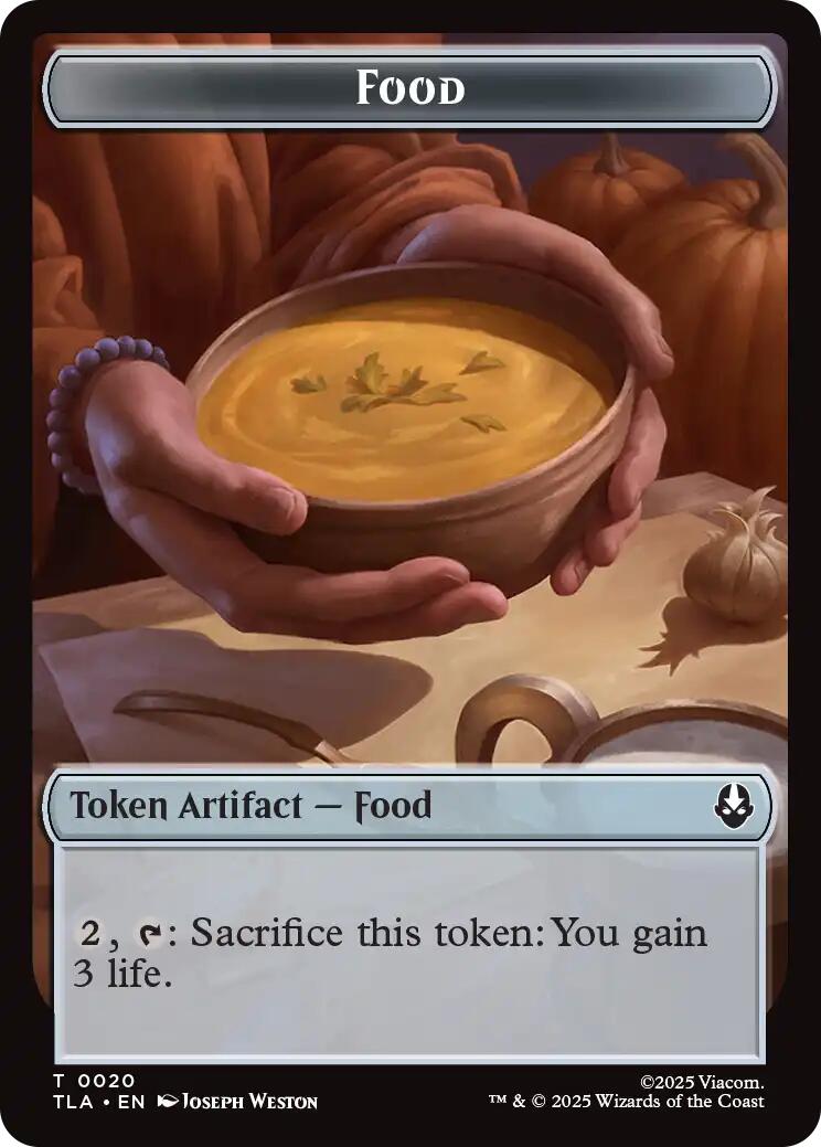 Bear // Food (0020) Double-Sided Token (TLA-12 // 20) - Avatar: The Last Airbender