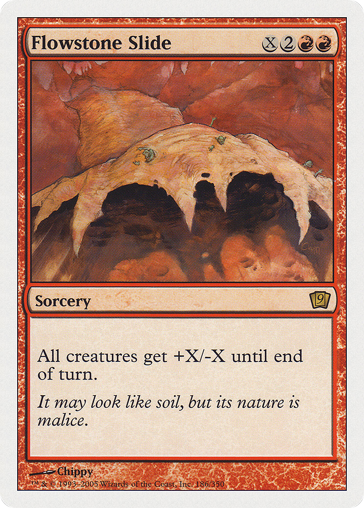 Flowstone Slide (9ED-186) - 9th Edition