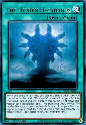 The Hidden Hecahands (PHRE-EN008) - Phantom Revenge 1st Edition