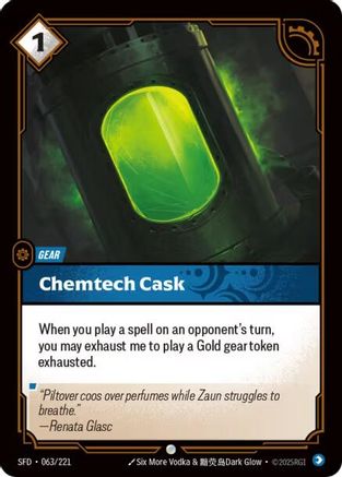 Chemtech Cask (063/221) - Spiritforged | The CG Realm