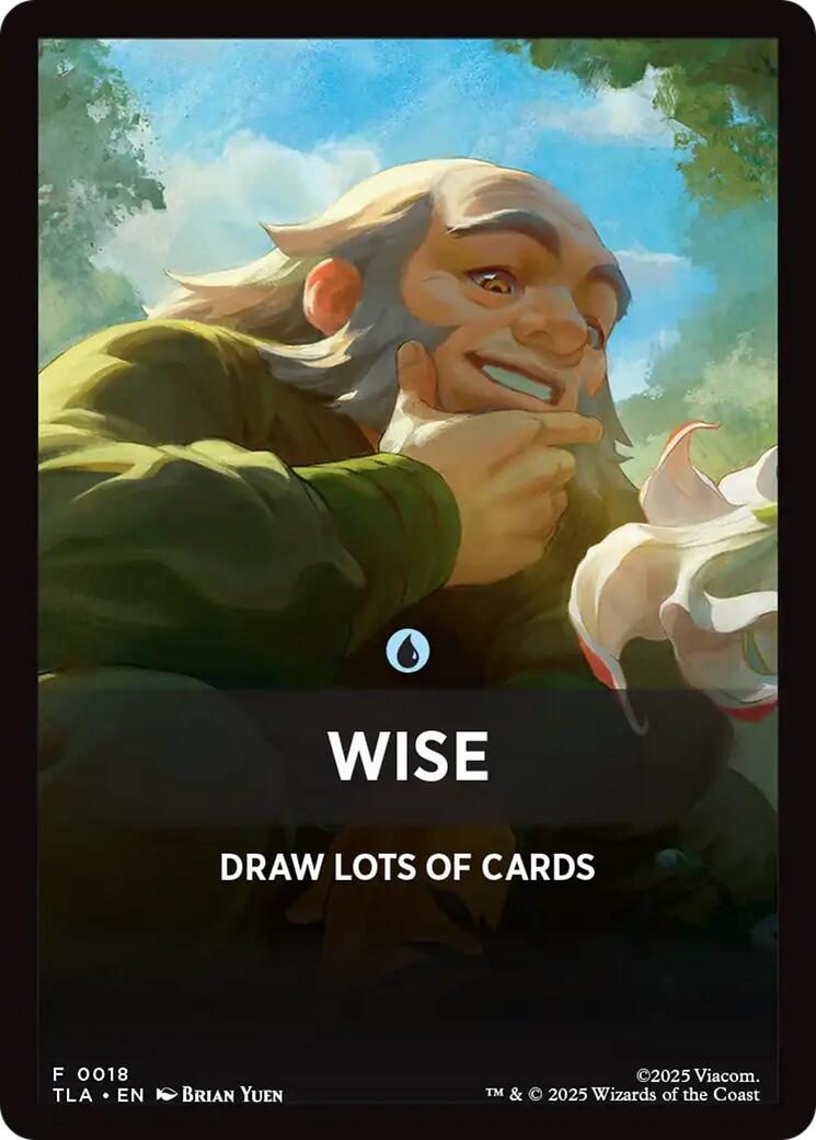 Wise Theme Card [Avatar: The Last Airbender Tokens] | The CG Realm