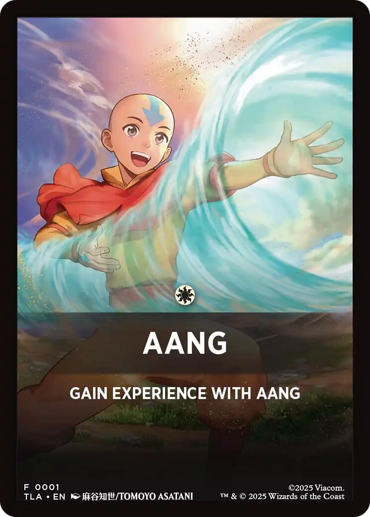 Aang Theme Card [Avatar: The Last Airbender Tokens] | The CG Realm