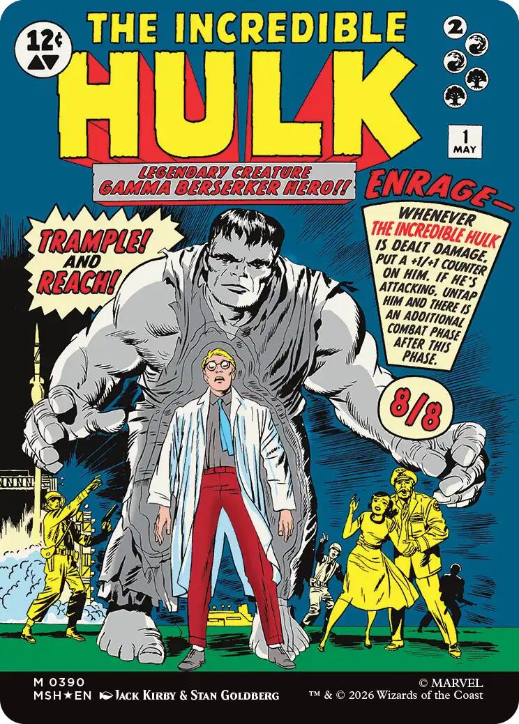 Bruce Banner (Borderless) (0390) (MSH-390) - Marvel Super Heroes Foil