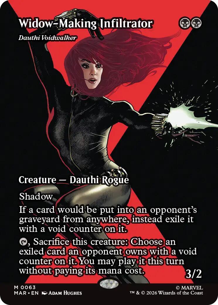 Widow-Making Infiltrator - Dauthi Voidwalker (Borderless) [Marvel Universe: Eternal-Legal] | The CG Realm