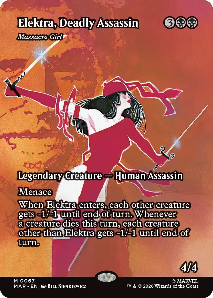 Elektra, Deadly Assassin - Massacre Girl (Borderless) [Marvel Universe: Eternal-Legal] | The CG Realm