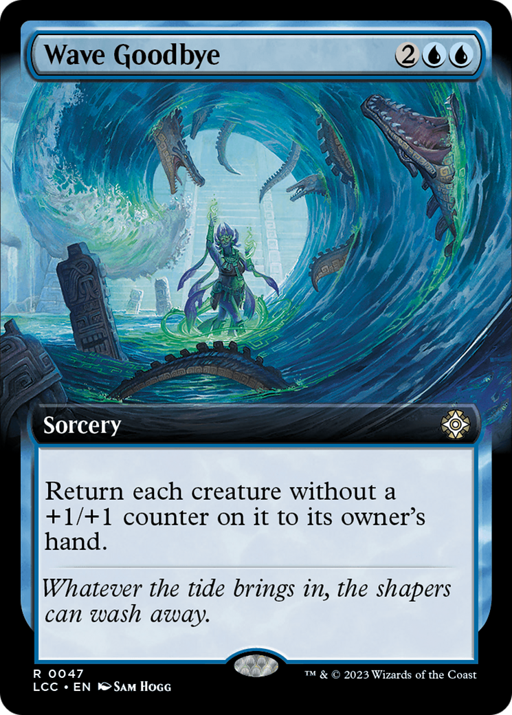 Wave Goodbye (Extended Art) [The Lost Caverns of Ixalan Commander] | The CG Realm