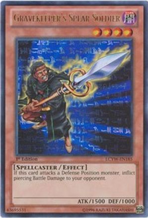 Gravekeeper's Spear Soldier (LCYW-EN185) - Legendary Collection 3: Yugi's World Unlimited