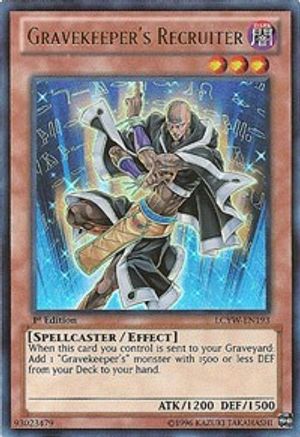 Gravekeeper's Recruiter (LCYW-EN193) - Legendary Collection 3: Yugi's World Unlimited