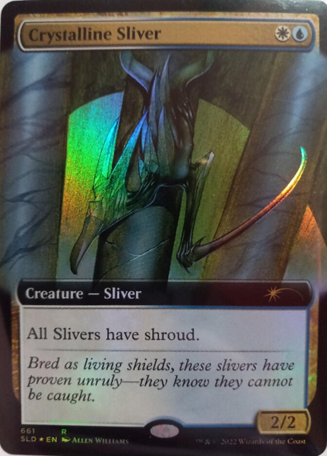 Crystalline Sliver (Extended Art) [Secret Lair Drop Promos] | The CG Realm