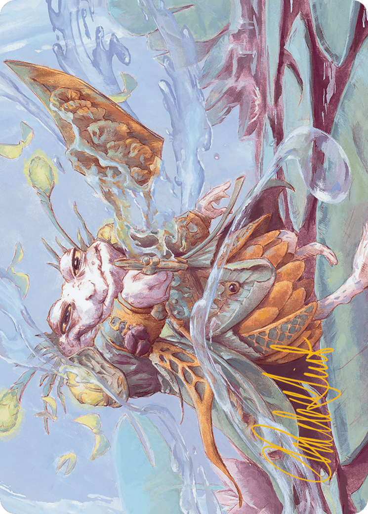 Glarb, Calamity's Augur Art Card (Gold-Stamped Signature) [Bloomburrow Art Series] | The CG Realm