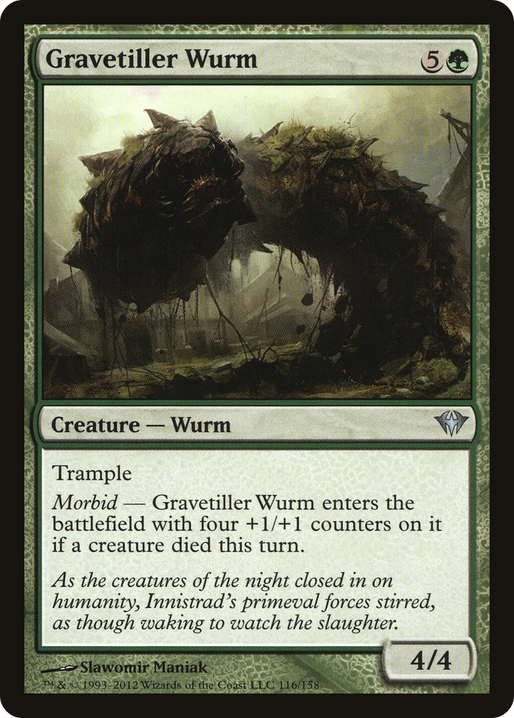 Gravetiller Wurm (DKA-116) - Dark Ascension