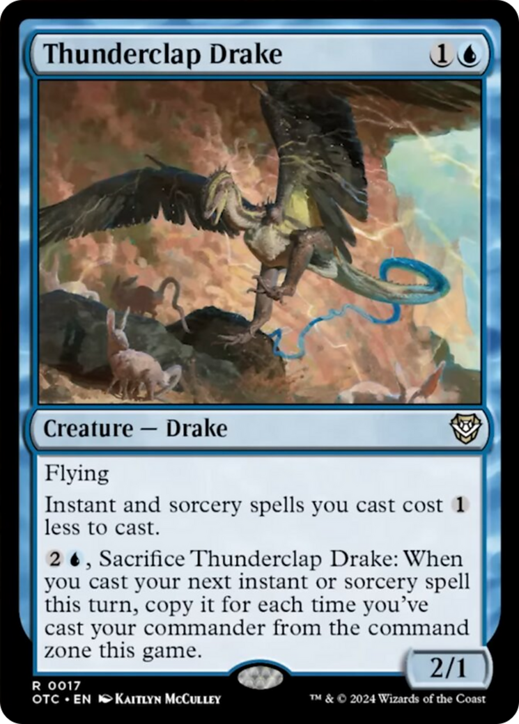 Thunderclap Drake [Outlaws of Thunder Junction Commander] | The CG Realm