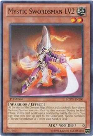 Mystic Swordsman LV2 (LCYW-EN200) - Legendary Collection 3: Yugi's World Unlimited