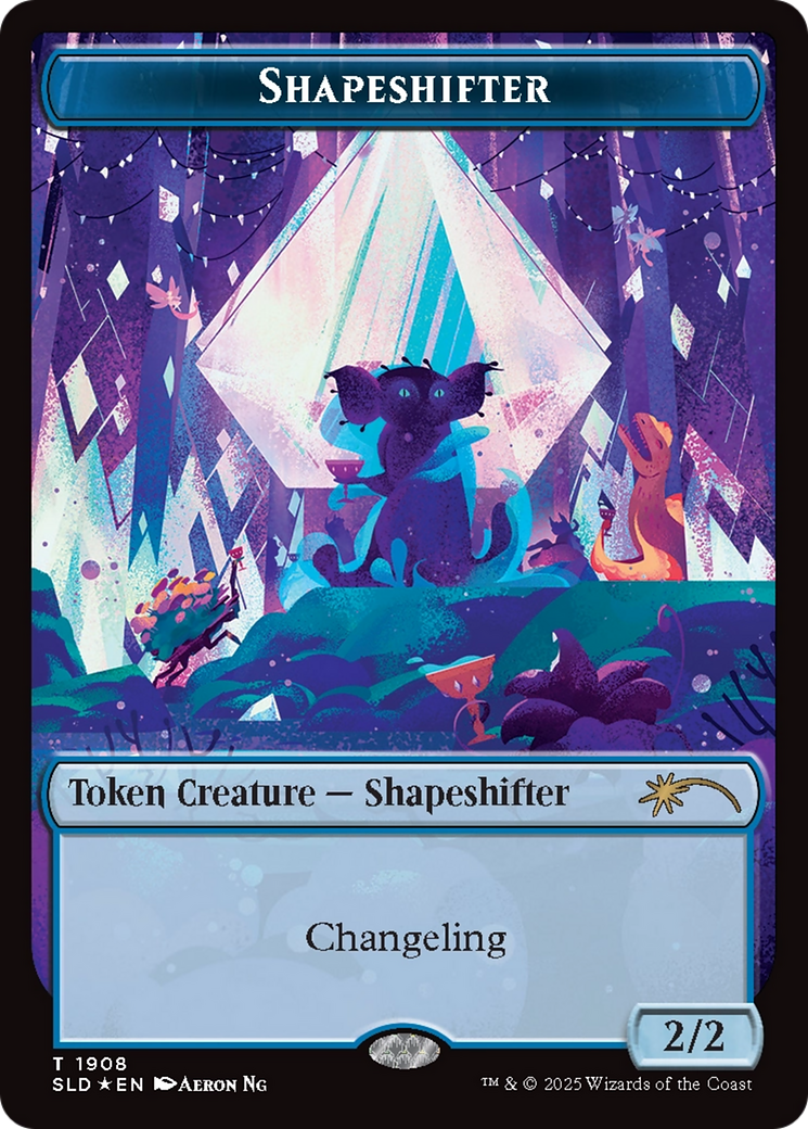 Shapeshifter Token (1908) (Double Rainbow Foil) [Secret Lair Drop Series] | The CG Realm