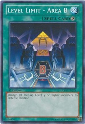 Level Limit - Area B (LCYW-EN279) - Legendary Collection 3: Yugi's World Unlimited