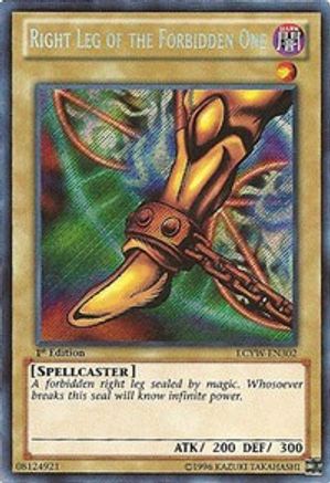 Right Leg of the Forbidden One (LCYW-EN302) - Legendary Collection 3: Yugi's World Unlimited