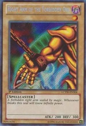 Right Arm of the Forbidden One (LCYW-EN304) - Legendary Collection 3: Yugi's World Unlimited