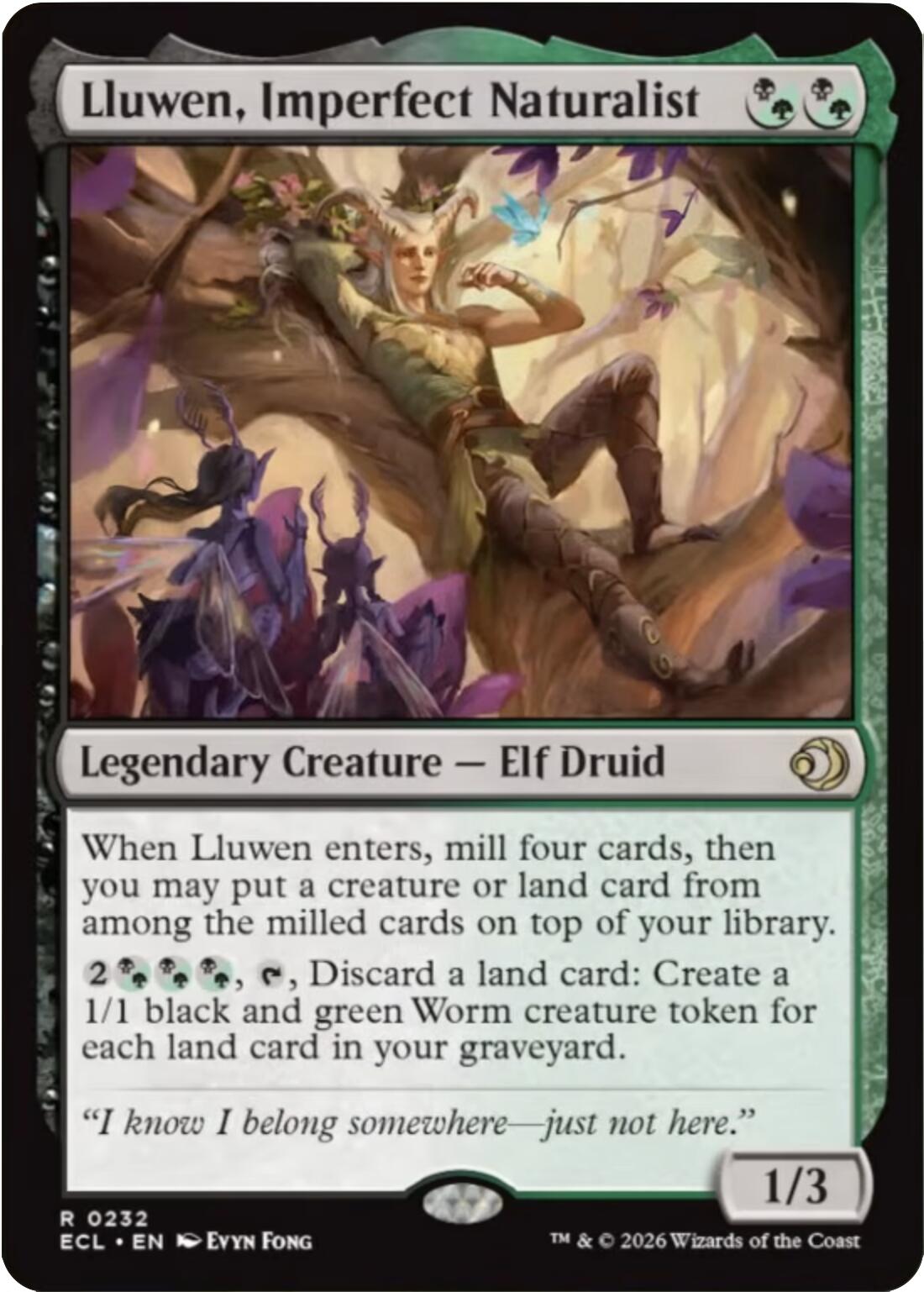 Lluwen, Imperfect Naturalist [Lorwyn Eclipsed] | The CG Realm