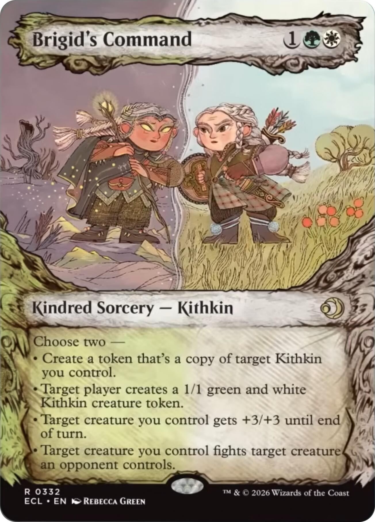 Brigid's Command (Showcase) [Lorwyn Eclipsed] | The CG Realm