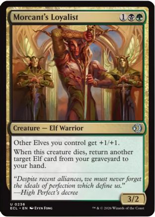 Morcant's Loyalist (ECL-236) - Lorwyn Eclipsed