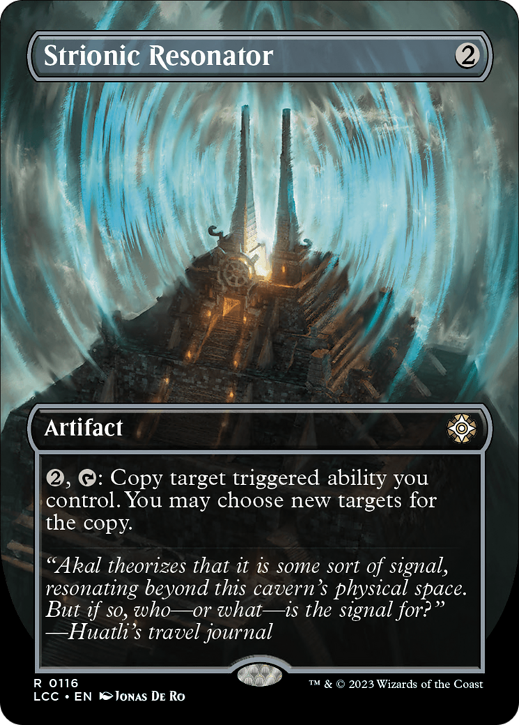 Strionic Resonator (Borderless) [The Lost Caverns of Ixalan Commander] | The CG Realm