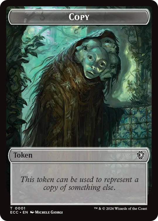 Copy // Plant Double-Sided Token (ECC-1 // 5) - Commander: Lorwyn Eclipsed