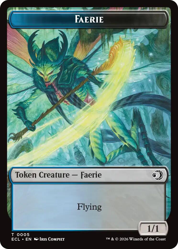Faerie // Goblin Double-Sided Token (ECL-5 // 6) - Lorwyn Eclipsed