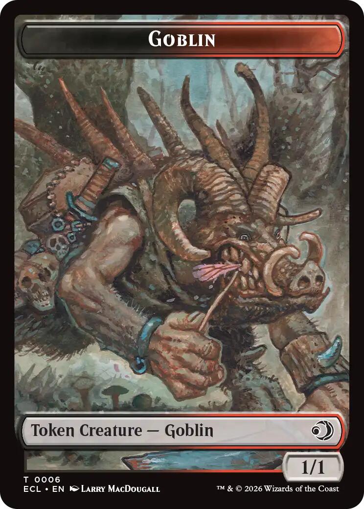 Faerie // Goblin Double-Sided Token (ECL-5 // 6) - Lorwyn Eclipsed