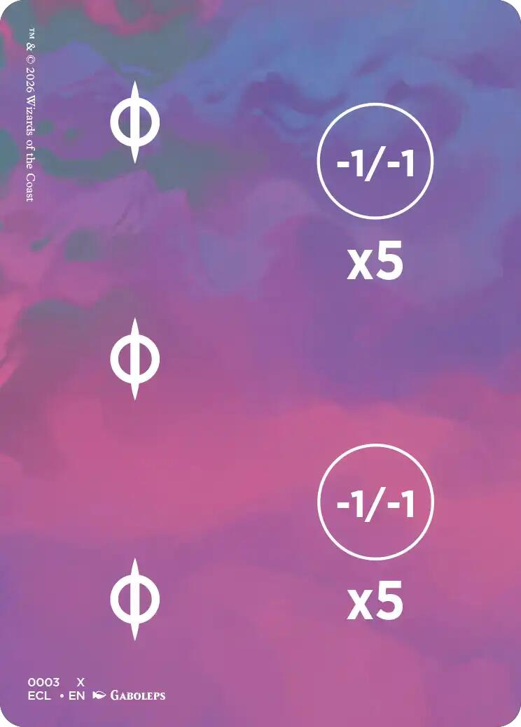 Punch Card Token (ECL-003) - Lorwyn Eclipsed