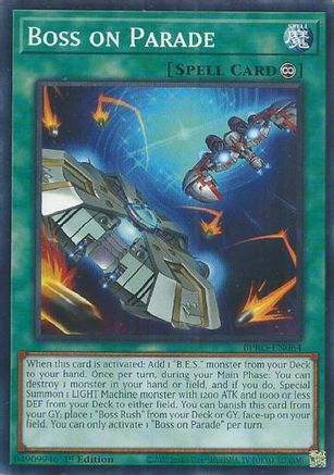 Boss on Parade (BPRO-EN064) - Burst Protocol 1st Edition