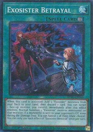 Exosister Betrayal (BPRO-EN066) - Burst Protocol 1st Edition