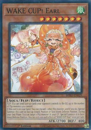 WAKE CUP! Earl (BPRO-EN029) - Burst Protocol 1st Edition