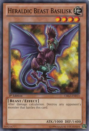 Heraldic Beast Basilisk (CBLZ-EN013) - Cosmo Blazer Unlimited